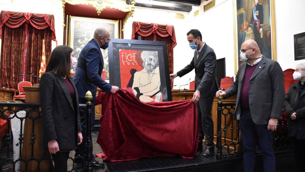 El alcalde hace un llamamiento a la responsabilidad en los próximos días festivos durante la presentación del  cartel y la revista de Semana Santa