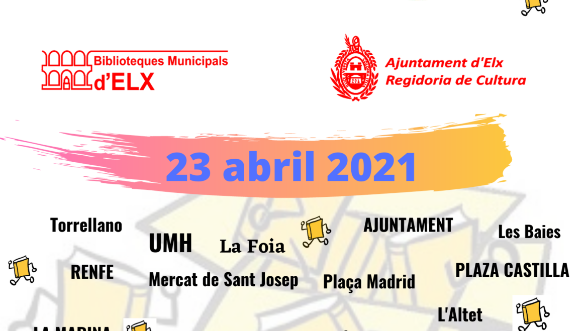 Las Bibliotecas Municipales celebran la XI edición del «Book Crossing Elx» liberando 1.100 libros