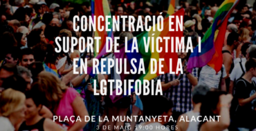 L’Ajuntament d’Elx condemna l’agressió homòfoba d’Alacant