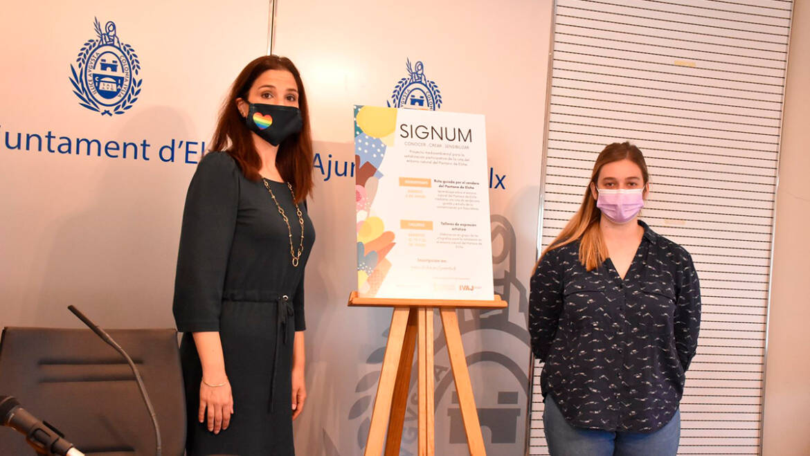 Joventut llança ‘Signum’, un projecte mediambiental per a senyalitzar la ruta de l’entorn natural del Pantà d’Elx