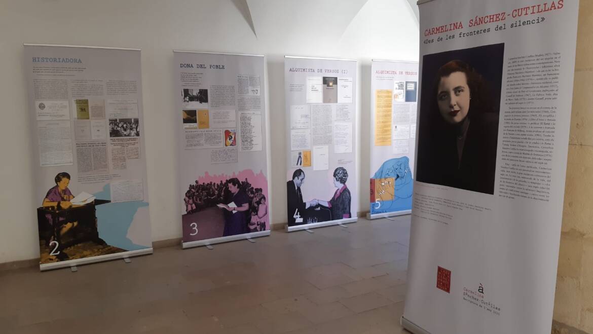 La Biblioteca Central Municipal Pedro Ibarra acoge ‘Des de les fronteres del silenci’, una exposición sobre la escritora valenciana Carmelina Sánchez Cutillas