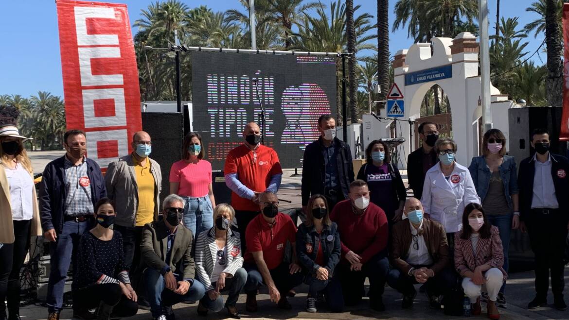 El Equipo de Gobierno de Elche respalda las reivindicaciones de los sindicatos en el 1º de Mayo