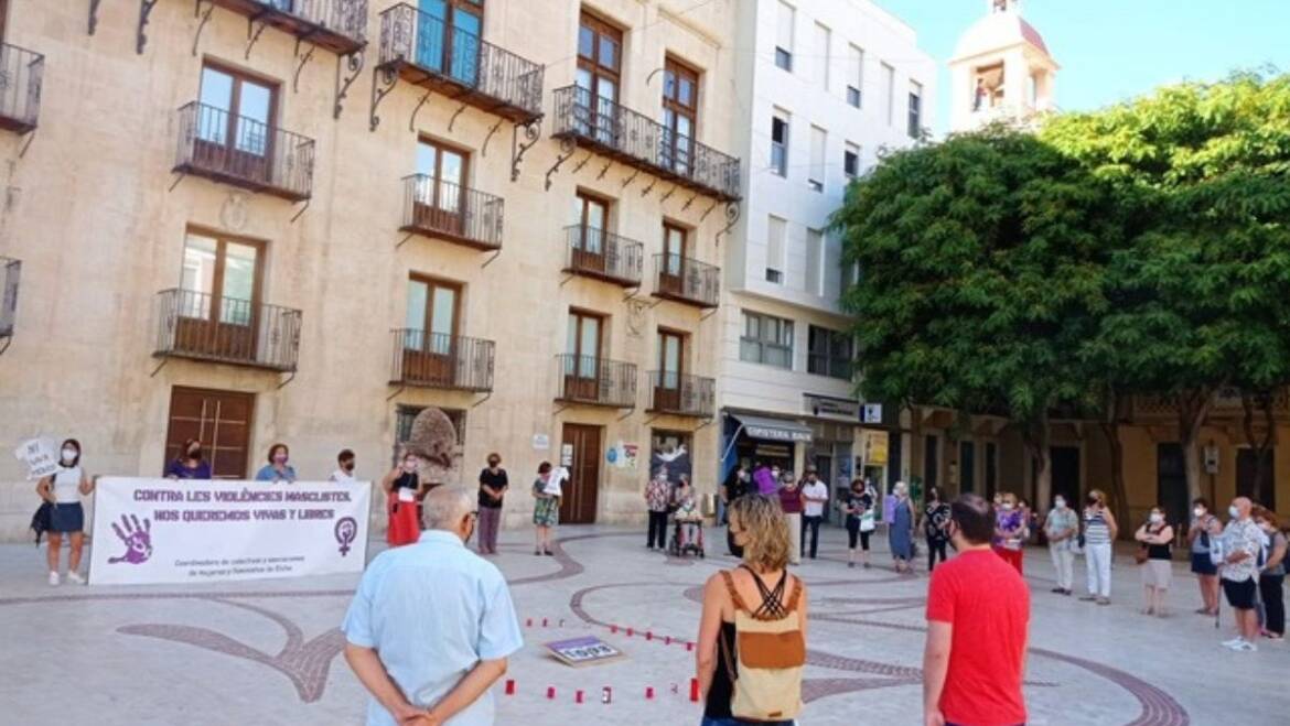 Concentració contra la violència masclista