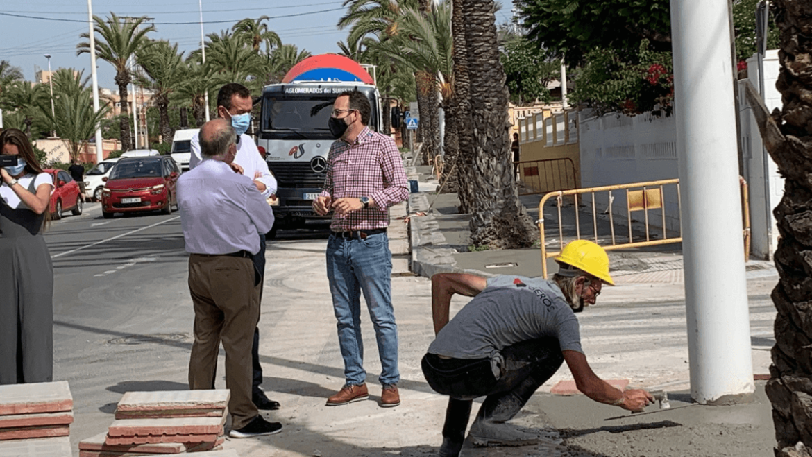 Nou impuls al pla de modernització de l’Altet amb la renovació de voreres en sis carrers de la pedania
