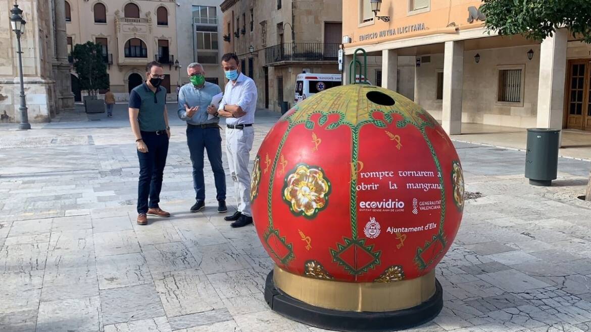 El alcalde anima a la ciudadanía a seguir mejorando en reciclaje de vidrio para alcanzar en 2023 los 15 kilos por habitante al año