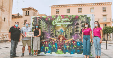 José Gacel gana el concurso de grafiti convocado por la Federación Gestora de Festejos Populares en conmemoración a la Gran Charanga ilicitana