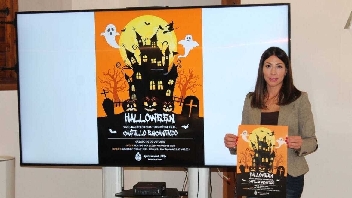 Halloween vuelve a Elche de la mano de la Concejalía de Fiestas con un castillo encantado en el Hort de Baix