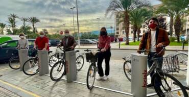 Movilidad pone en funcionamiento una nueva estación de BiciElx en El Raval