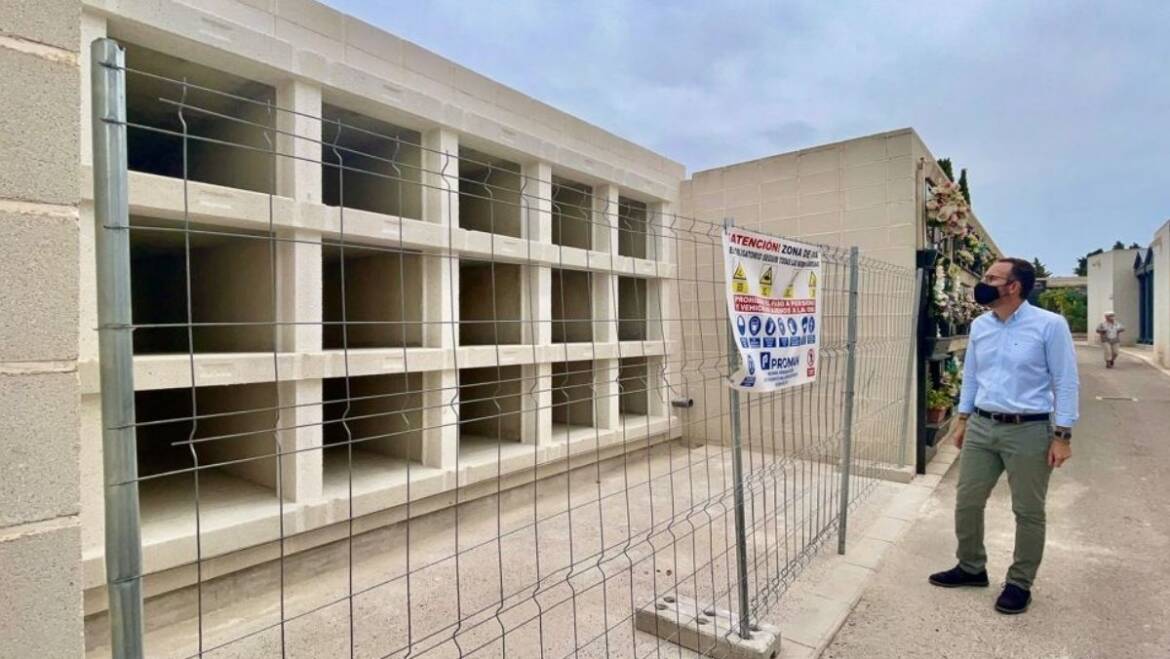 L’Ajuntament d’Elx amplia el Cementeri Nou amb la construcció de 105 nous nínxols