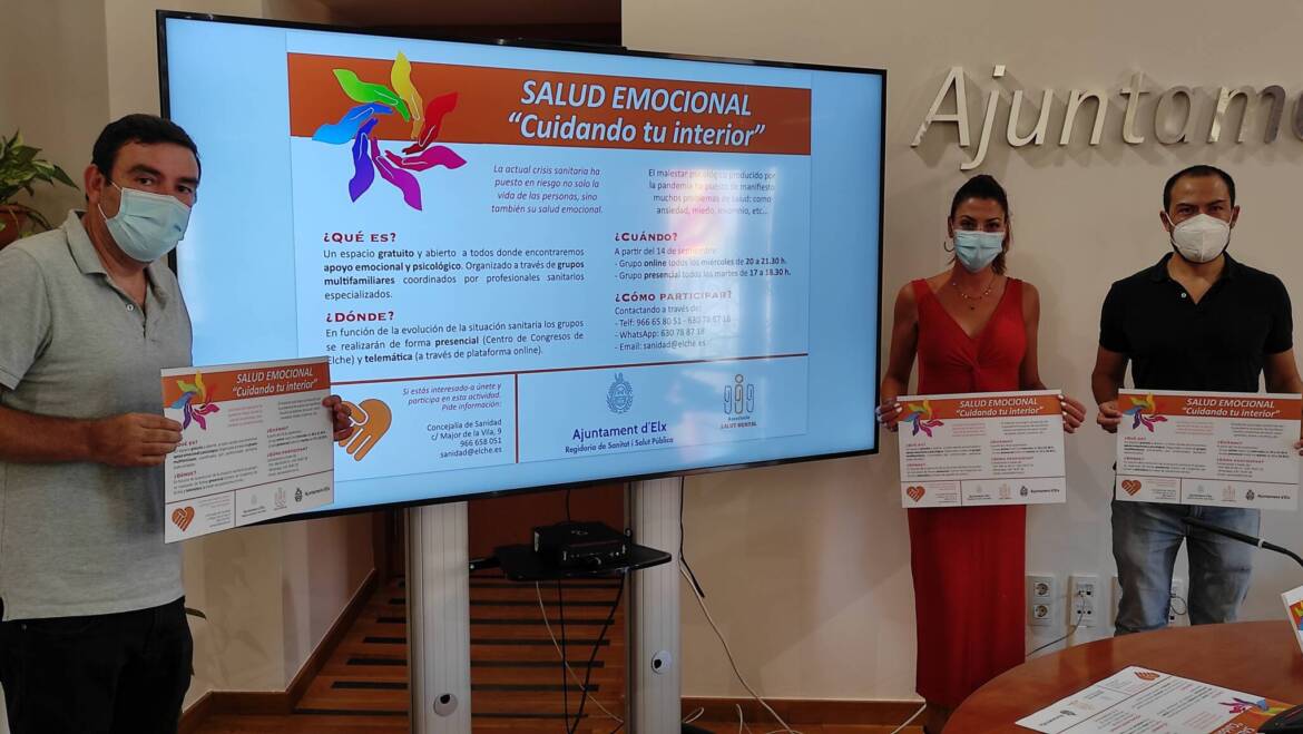 La concejalía de Sanidad pone en marcha un servicio gratuito para cuidar la salud mental y emocional de las personas que lo necesiten
