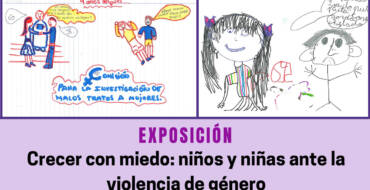 Los dibujos realizados por niños y niñas víctimas de violencia de género protagonizan una exposición en Las Clarisas
