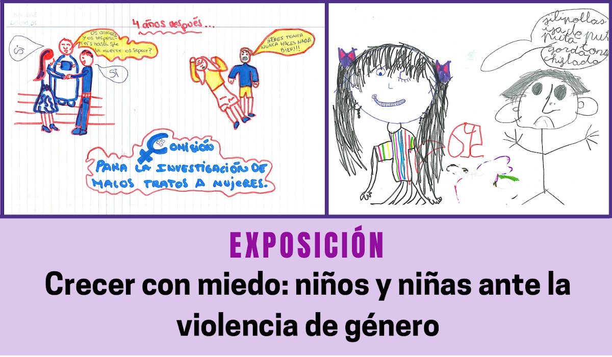 Los dibujos realizados por niños y niñas víctimas de violencia de género  protagonizan una exposición en Las Clarisas - Ayuntamiento de Elche