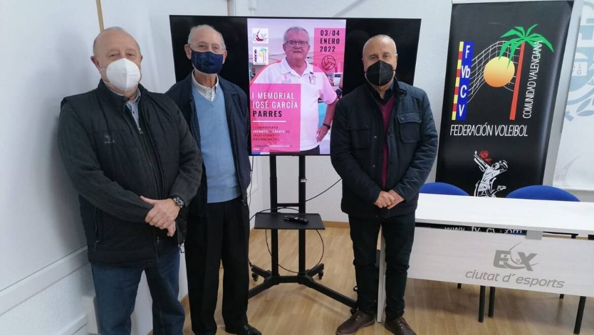 Elche homenajeará a Pepe Parres con un triangular de voleibol el 3 y 4 de enero y con la participación de 300 deportistas en su primer memorial