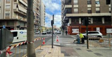 Comencen les obres de millora d’accessibilitat als encreuaments de Vicent Blasco Ibáñez