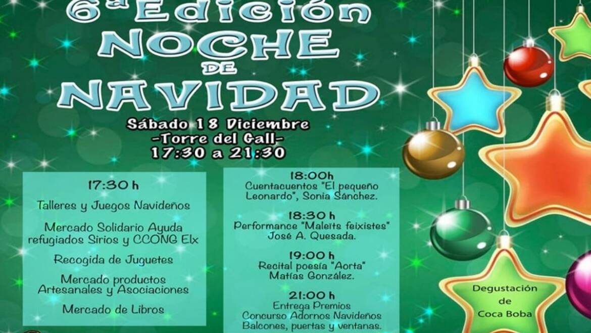 El espíritu navideño llega a La Foia el próximo sábado con la 6ª edición de la «Noche de navidad»