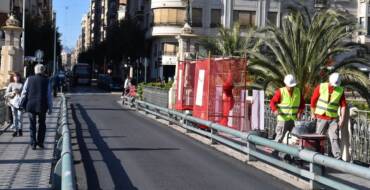 El Ayuntamiento inicia las obras para mejorar el Puente de Canalejas y la Pasarela Pintor Albarranch