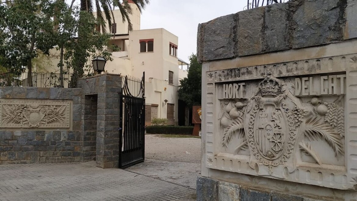 La Conselleria de Cultura saca a licitación la reforma del Hort del Gat con un presupuesto que ronda el millón de euros