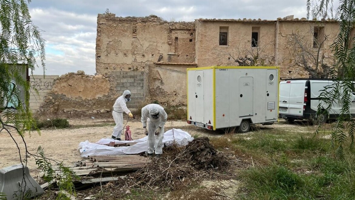 El Ayuntamiento retira 2.400 kilos de vertidos ilegales de amianto en barrios y pedanías