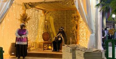 El Cartero de los Reyes Magos llega a la Glorieta para recoger las cartas de los niños y niñas