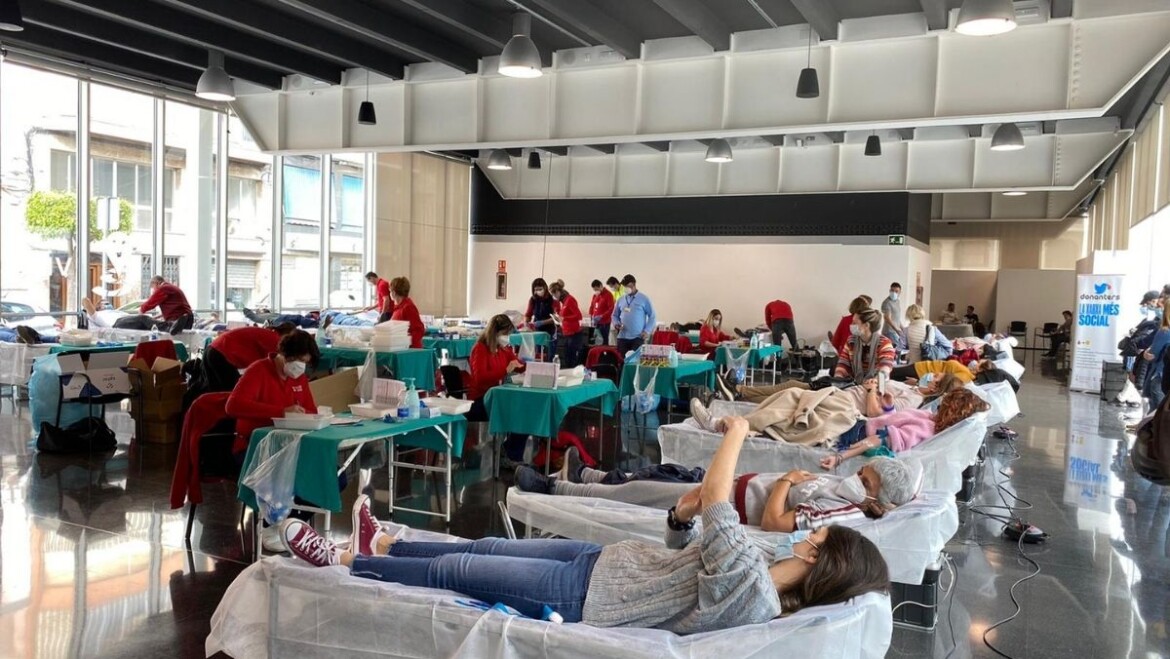 Unas 443 personas donan sangre en la XIV Maratón Ciutat d’Elx