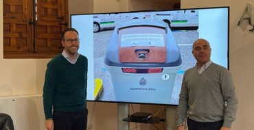 Limpieza comienza la colocación de contenedores de recogida orgánica para la puesta en marcha de la ruta de grandes productores