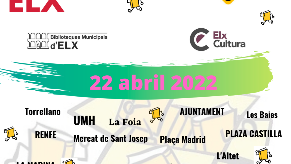 Cultura liberará el próximo viernes 1.150 libros en 22 puntos del municipio con motivo de la XII edición del ‘Bookcrossing Elx’