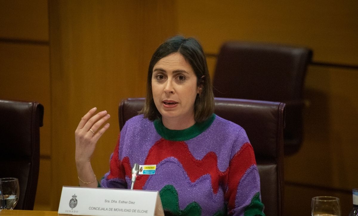 Jornadas en Senado sobre movilidad urbana Esther Díez (3)