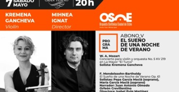 L’OSCE interpretarà el dissabte 7 al Gran Teatre el concert Sueño de una noche de verano
