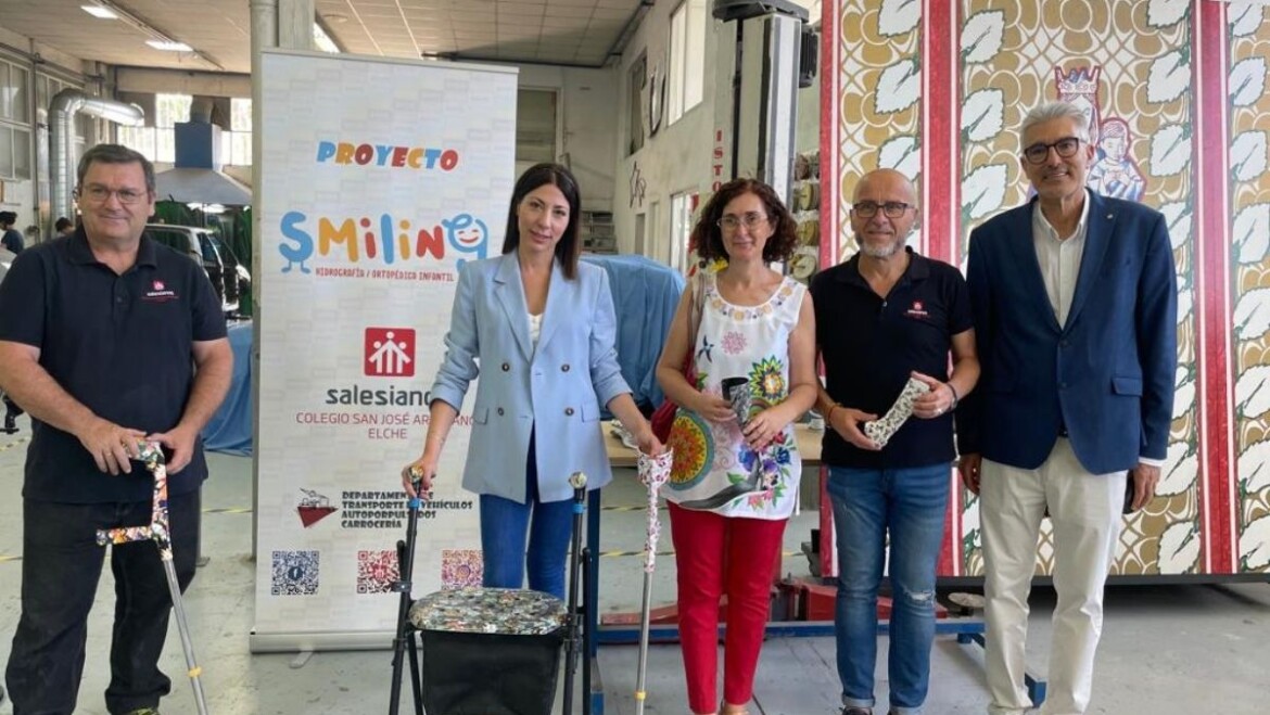 La concejalía de Sanidad subvenciona una iniciativa solidaria para personalizar aparatos ortopédicos infantiles con personajes de ficción