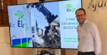 330 servicios y más de 40 toneladas de restos demuestran la gran aceptación del servicio de recogida de poda en su primer mes de funcionamiento