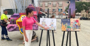 La Nit de l’Albà, el arroz con costra, el Elche C.F y la Dama protagonizan la hoguera que arderá en barrio de El Raval