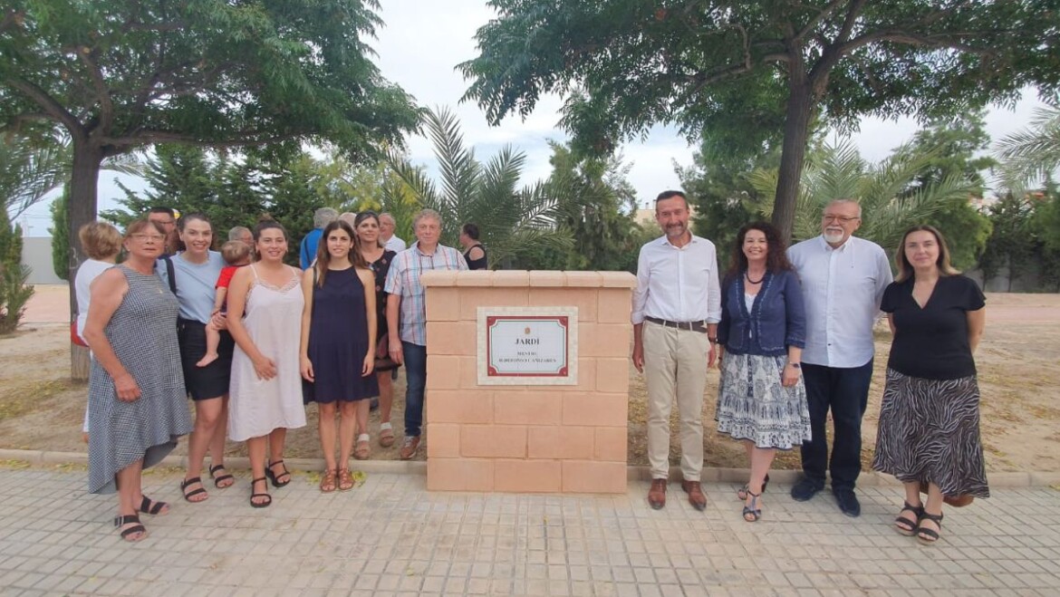 El Ayuntamiento de Elche dedica un jardín al compositor y músico ilicitano Ildefonso Cañizares