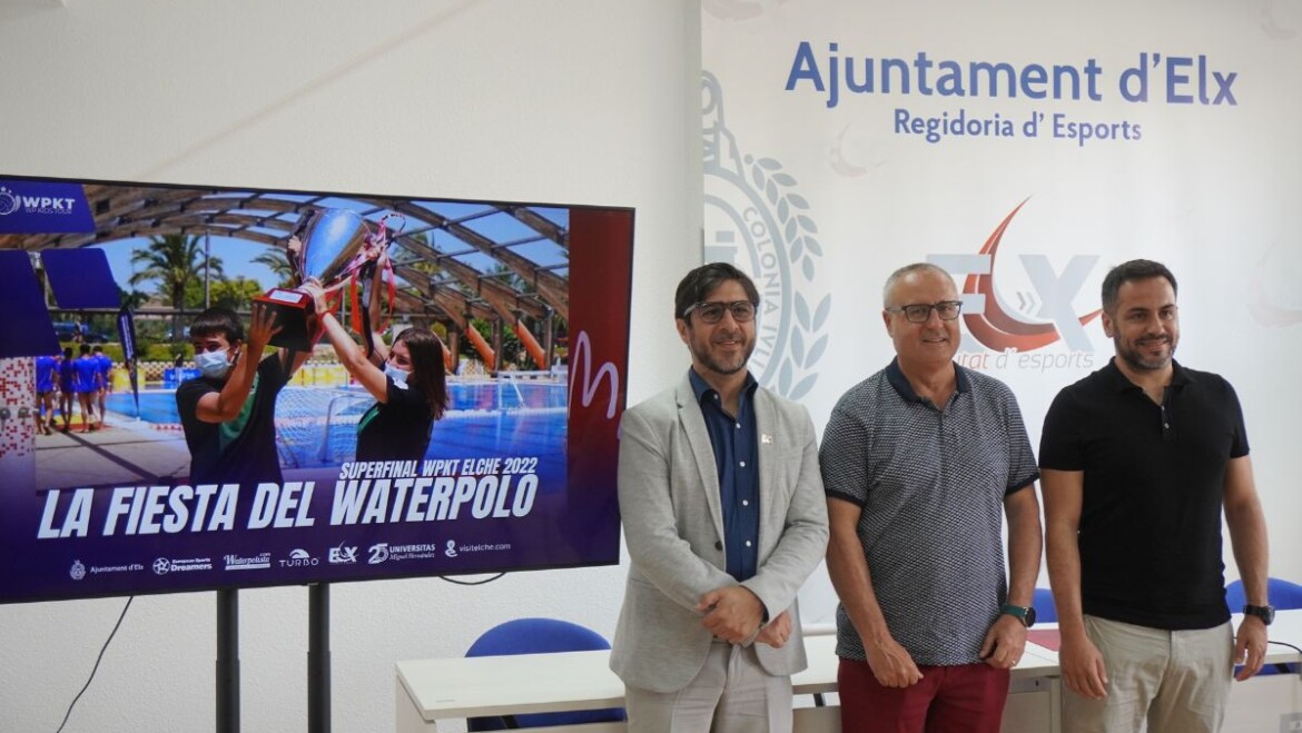 El Waterpolo Kids Tour reunirá en Elche desde el 30 de junio hasta el 3 de julio a más de 650 participantes para la celebración de la Superfinal