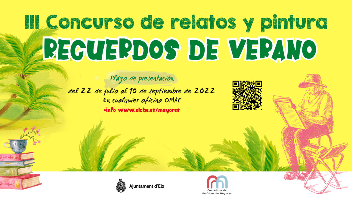 Vuelve el concurso «Recuerdos de verano» para poner en valor el talento artístico de los mayores del municipio