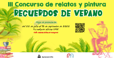 Vuelve el concurso «Recuerdos de verano» para poner en valor el talento artístico de los mayores del municipio