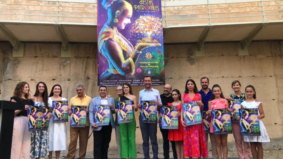 El cartel de la Gestora de Festejos rinde homenaje a través de las reinas a las personas que hacen posible las fiestas