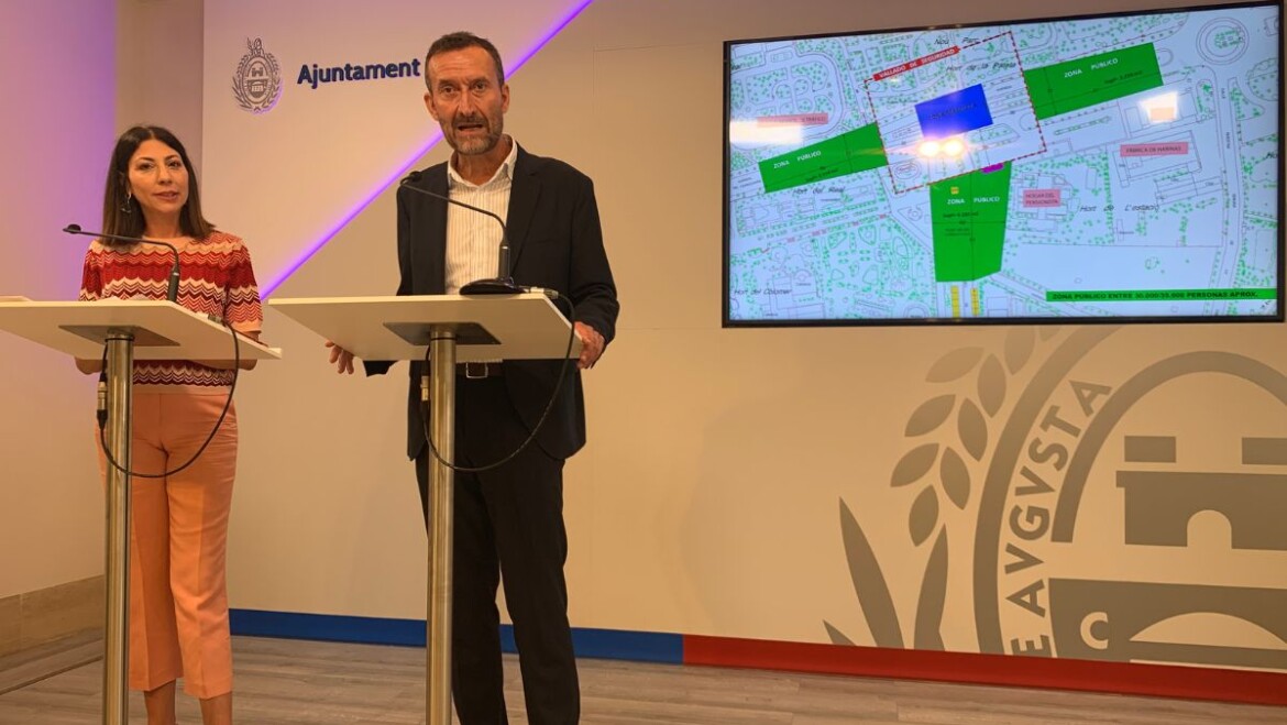 Las mascletàs se dispararán en la confluencia del Paseo de la Estación con la avenida de la Libertad en las Fiestas de Agosto