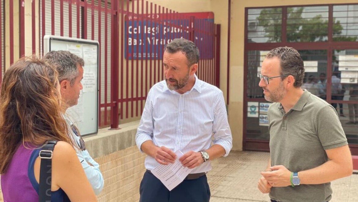 L’alcalde fixa com a objectiu que per al pròxim estiu es retire el fibrociment de tots els centres educatius d’Elx