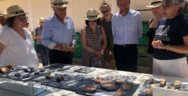 El alcalde de Elche y la rectora de la UA reivindican el potencial arqueológico de la Alcudia, “uno de los más importantes de la península ibérica”