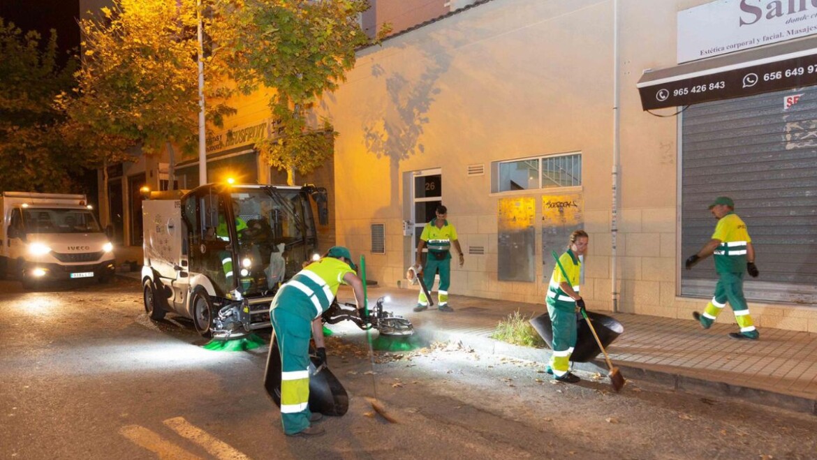 El servicio de limpieza recoge más de 230 toneladas de residuos durante las fiestas