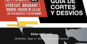 Cortes y desvíos con motivo de la 10ª etapa de La Vuelta