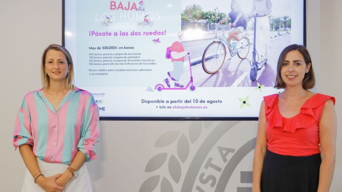 Els bons no canviats per a la compra de bicicletes i patinets gestionats per la Regidoria de Mobilitat es podran sol·licitar demà