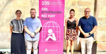 Elx alça la veu per a commemorar el Dia internacional contra l’Explotació Sexual i el Tràfic de Dones, Xiquetes i Xiquets