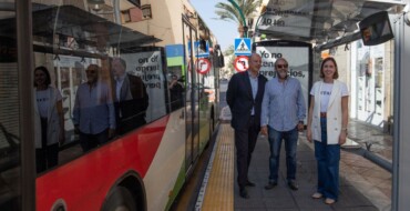 Movilidad mejora la accesibilidad de las paradas de autobuses en Pere Joan Perpinyà para aumentar la velocidad de las líneas y reducir emisiones contaminantes