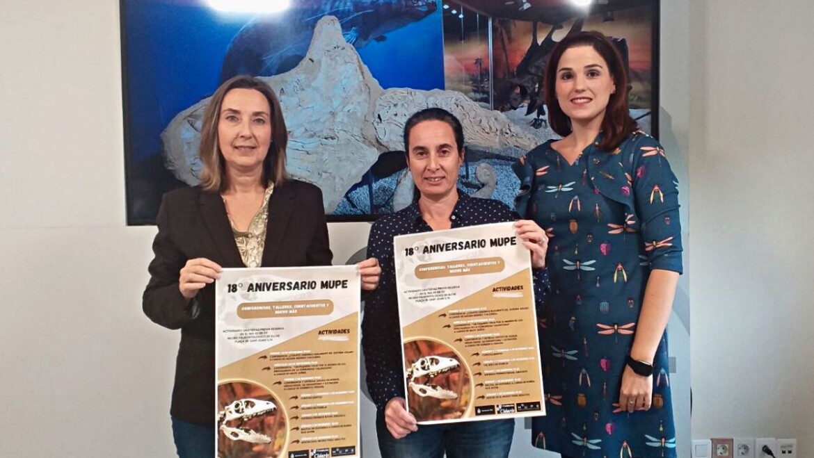 El MUPE organiza conferencias sobre geología, talleres familiares y una noche en el museo para adultos con motivo de su 18 aniversario