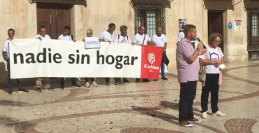El Ayuntamiento apoya a Cáritas en su campaña para que ninguna persona se quede sin hogar