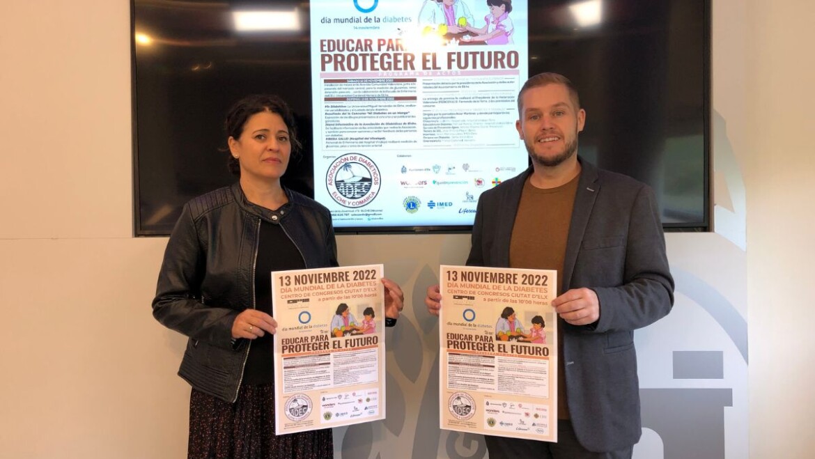 El Centro de Congresos acogerá el domingo 13 de noviembre de 2022 en una jornada por el Día Mundial de la Diabetes que pondrá énfasis en la prevención