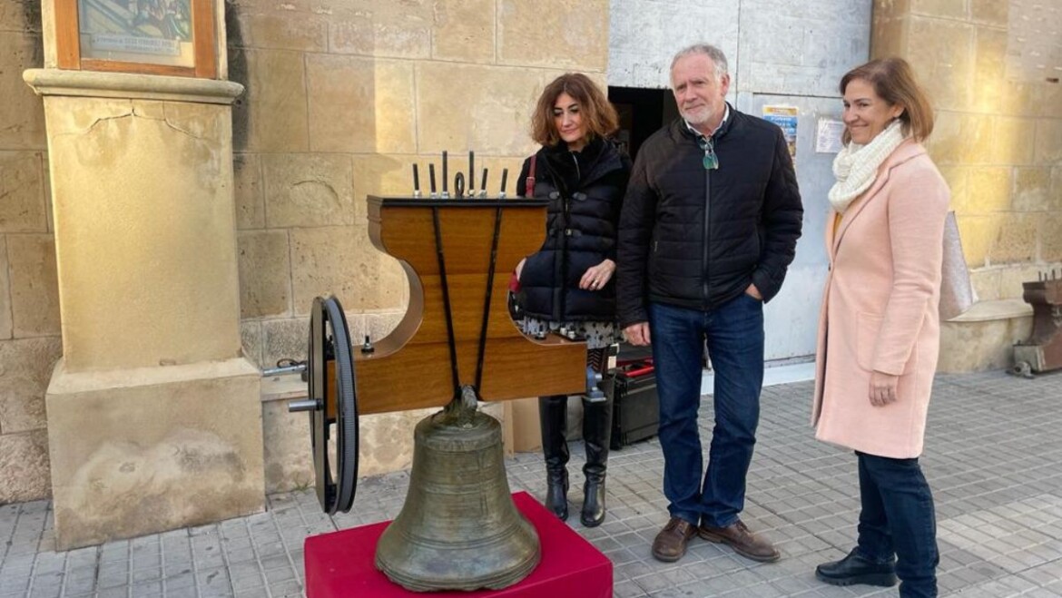 La campana de la parroquia de San José vuelve a sonar tras una exhaustiva restauración