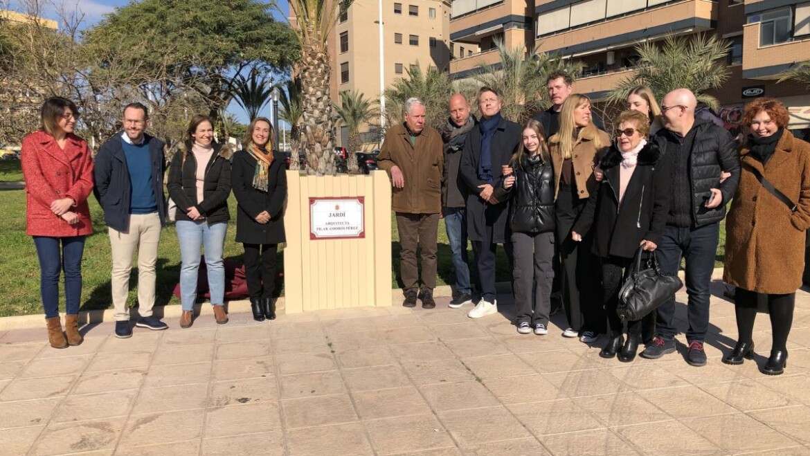 Pilar Amorós Pérez, la primera mujer arquitecta de la provincia, ya cuenta con un espacio público dedicado en su Elche natal