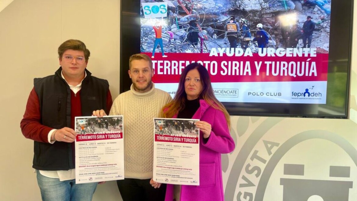 El Ayuntamiento de Elche habilita cuatro puntos de recogida de ayuda humanitaria para enviar a los damnificados por los terremotos en Siria y Turquía
